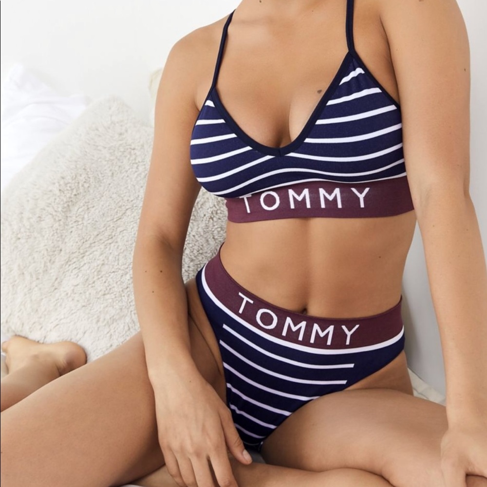 Tommy Hilfigure Striped Bikini Panties